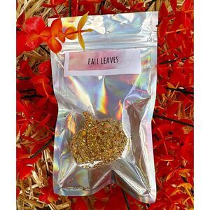 Fall Leaves Glitter Pumpkin Car Vent Freshie